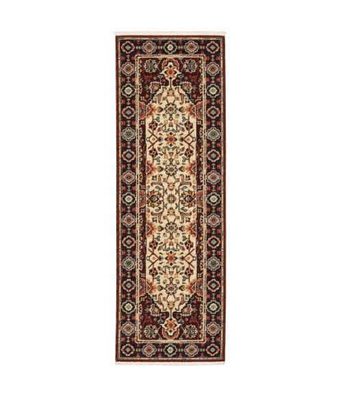 Oriental Weavers Area Rug Lilihan 1802W Red 7'10" X 10'10"
