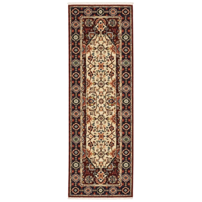 Oriental Weavers Area Rug Lilihan 1802W Red 2' X  6' Runner