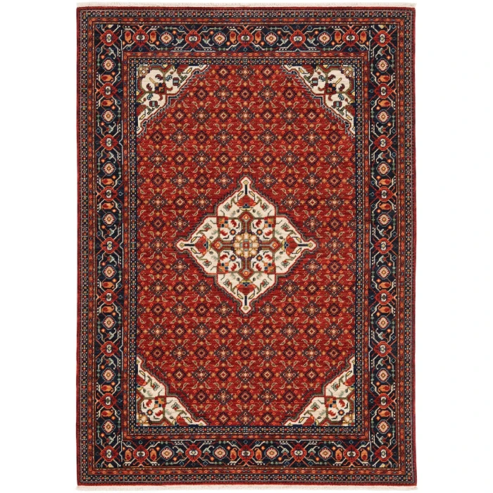 Oriental Weavers Area Rug Lilihan 001C6 Red 5' 3" X  7' 6"