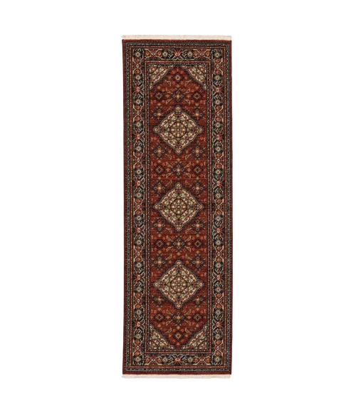 Oriental Weavers Area Rug Lilihan 001C6 Red 6' 7" X  9' 6"
