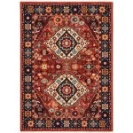 Oriental Weavers Lilihan 2061V Red/ Blue Area Rug 7 ft. 10 in. X 10 ft. 10 in. Rectangle