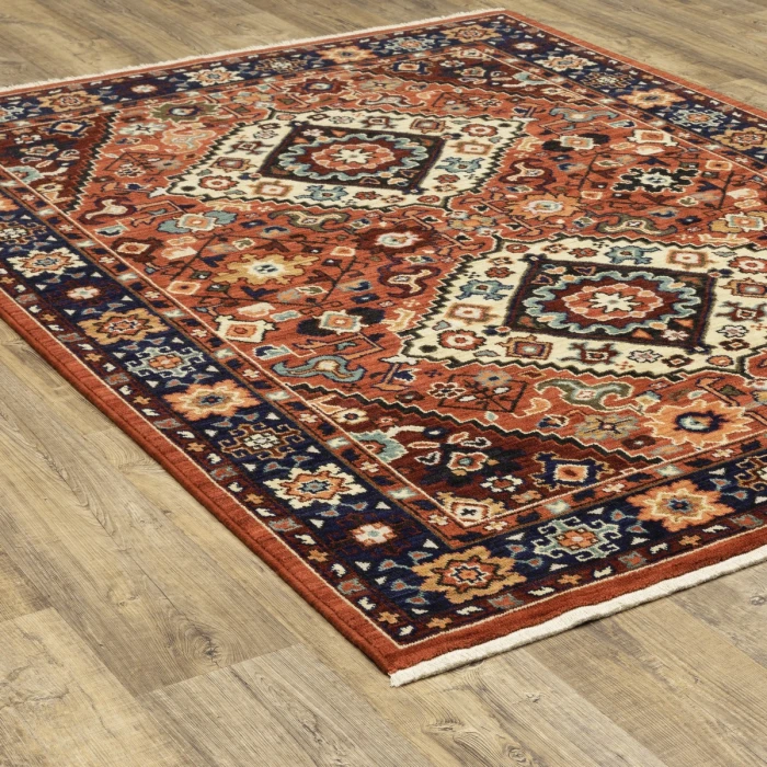 Oriental Weavers Area Rug Lilihan 2061V Red 9'10" X 12'10"