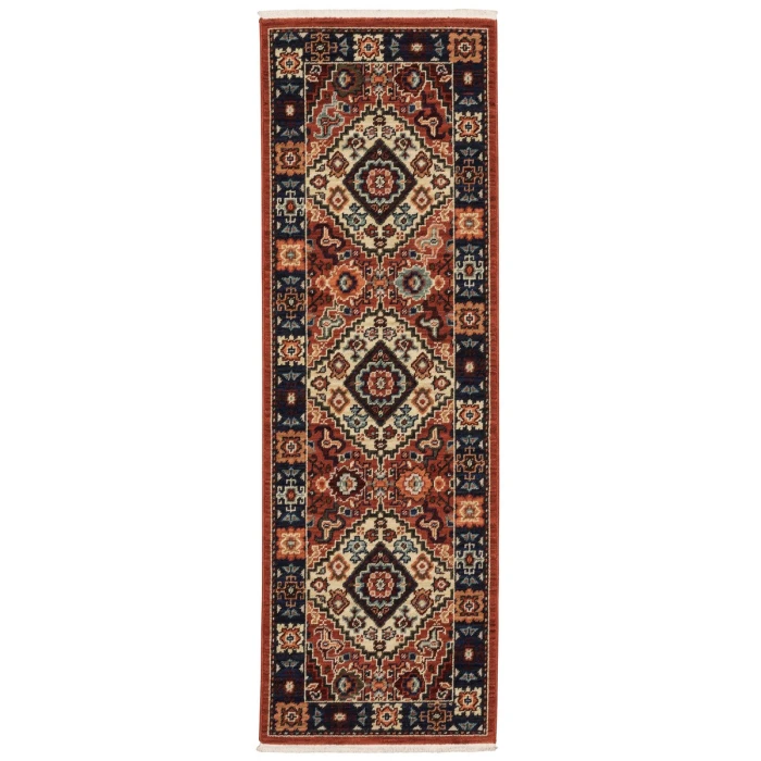 Oriental Weavers Area Rug Lilihan 2061V Red 9'10" X 12'10"
