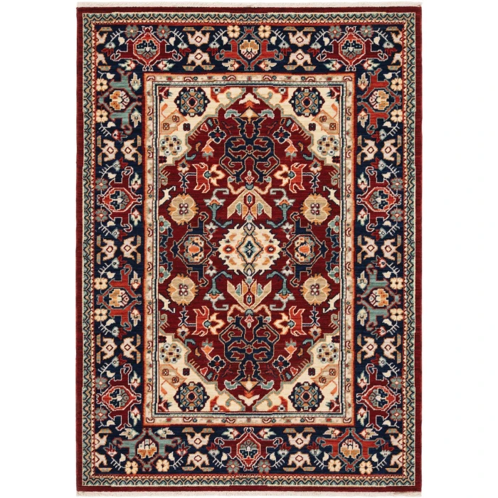 Oriental Weavers Area Rug Lilihan 2062R Red 5' 3" X  7' 6"