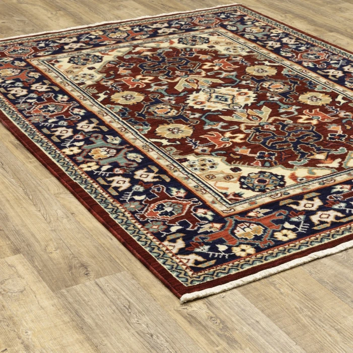 Oriental Weavers Area Rug Lilihan 2062R Red 5' 3" X  7' 6"