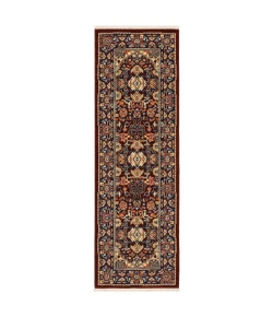 Oriental Weavers Lilihan 2062R Red/ Blue Area Rug 2 ft. X 6 ft. Runner