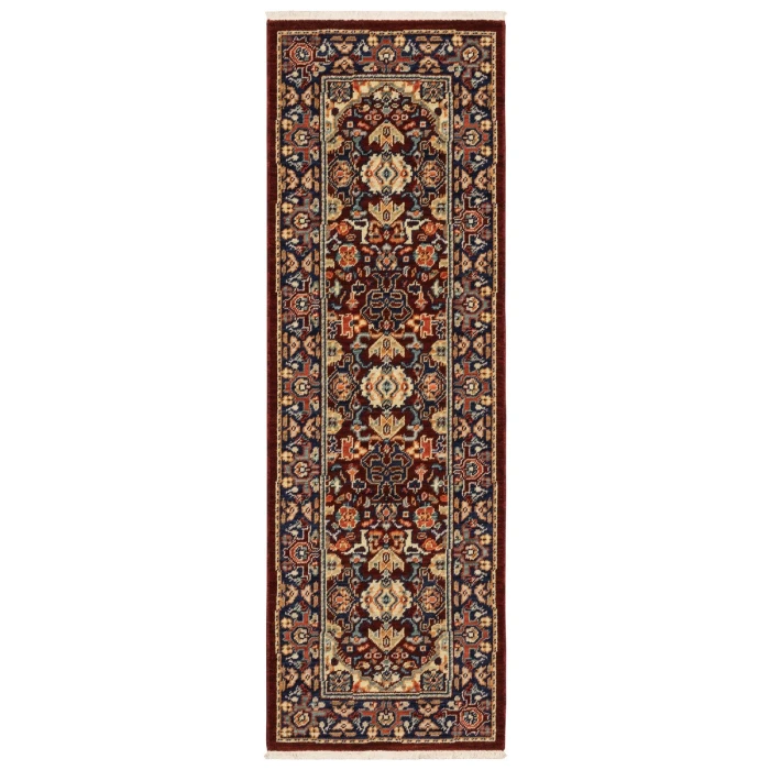 Oriental Weavers Area Rug Lilihan 2062R Red 5' 3" X  7' 6"