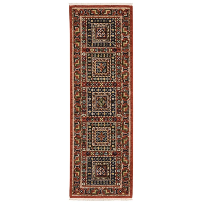 Oriental Weavers Area Rug Lilihan 002C6 Red 7'10" X 10'10"