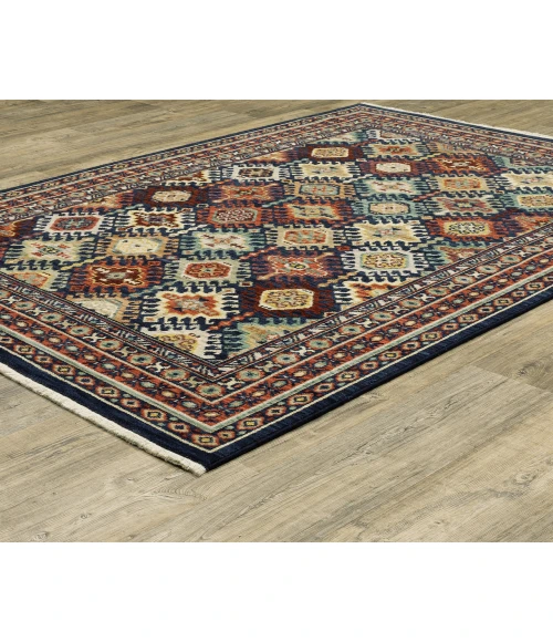 Oriental Weavers LILIHAN 3b Navy/Multi Rug 7'10X10'10