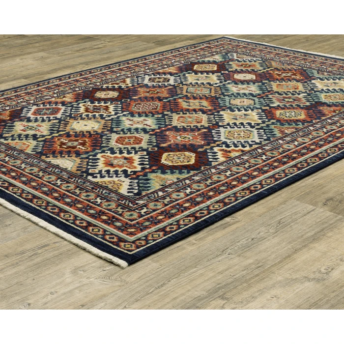 Oriental Weavers LILIHAN 3b Navy/Multi Rug 2'X3'