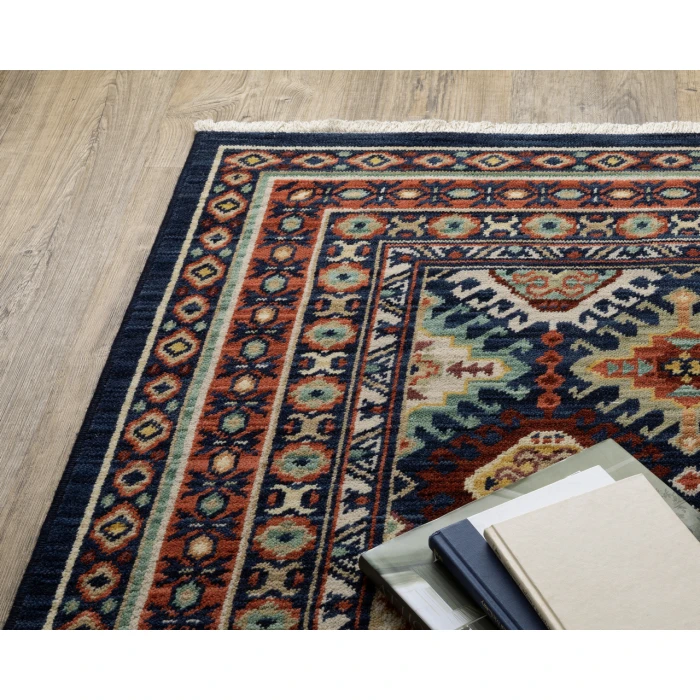 Oriental Weavers LILIHAN 3b Navy/Multi Rug 2'X3'