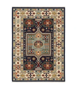 Oriental Weavers Lilihan 041H6 Blue/ Ivory Area Rug 2 ft. X 3 ft. Rectangle