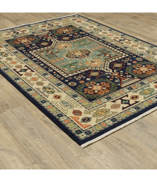 Oriental Weavers Area Rug Lilihan 041H6 Blue 5' 3" X  7' 6"