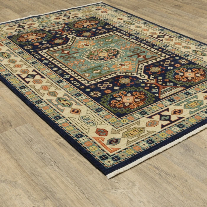 Oriental Weavers Area Rug Lilihan 041H6 Blue 7'10" X 10'10"
