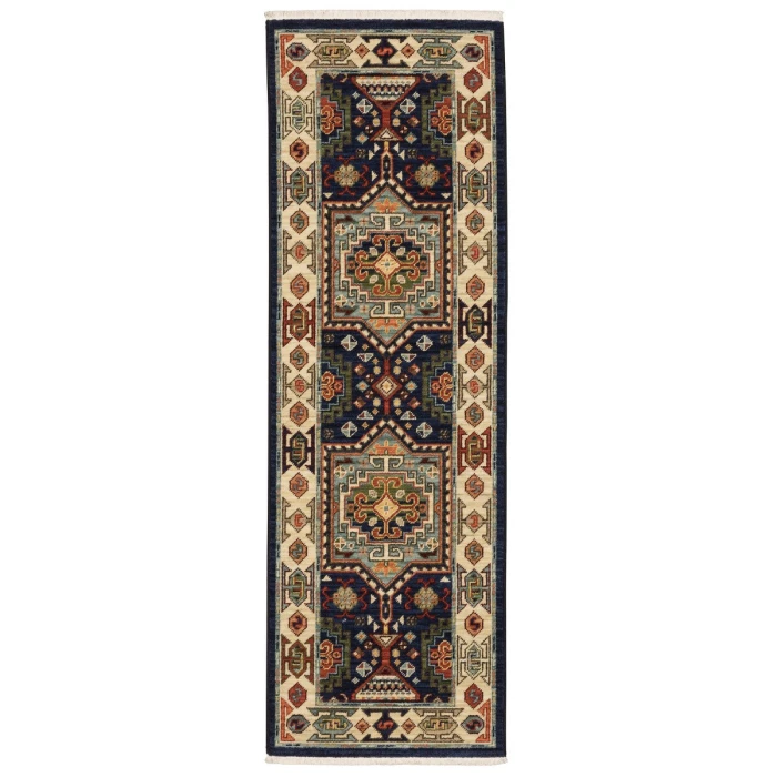 Oriental Weavers Area Rug Lilihan 041H6 Blue 7'10" X 10'10"