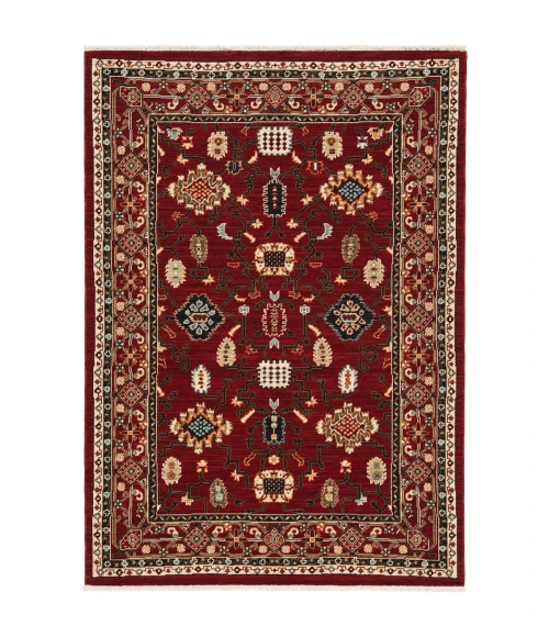 Oriental Weavers Area Rug Lilihan 043S6 Red 5' 3" X  7' 6"