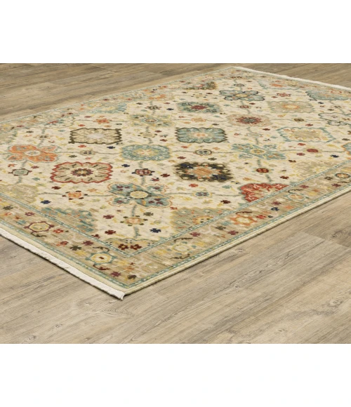 Oriental Weavers LILIHAN 4601w Beige/Multi Rug 2'X3'
