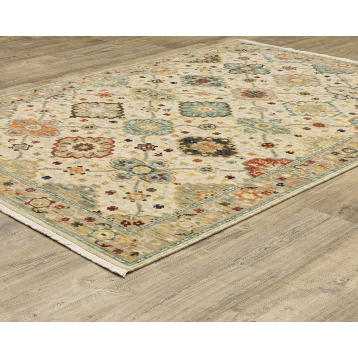Oriental Weavers LILIHAN 4601w Beige/Multi Rug 2'X3'