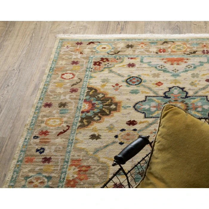 Oriental Weavers LILIHAN 4601w Beige/Multi Rug 2'X3'