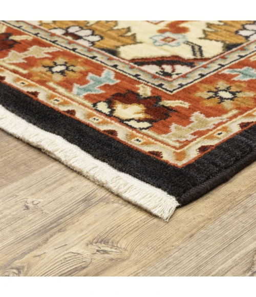 Oriental Weavers Area Rug Lilihan 4929A Black 2' X  3'