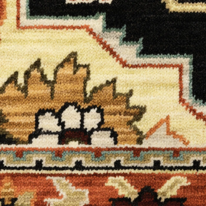Oriental Weavers Area Rug Lilihan 4929A Black 2' X  6' Runner