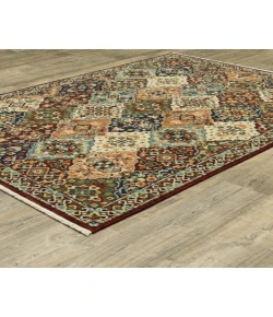 Oriental Weavers Lilihan 50X Red/ Multi 2 Ft. X 3 Ft. Rectangle Rug