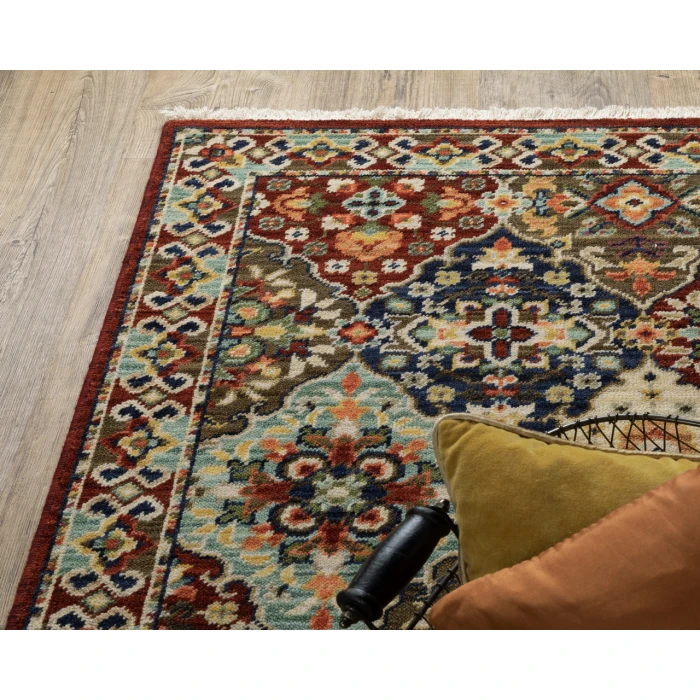 Oriental Weavers LILIHAN 50x Red/Multi Rug 2'X3'