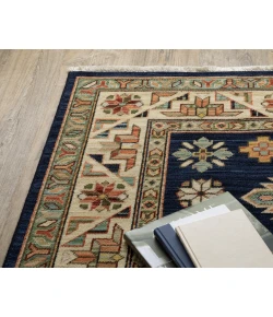 Oriental Weavers Lilihan 532B Navy/ Multi 2 Ft. 6 In. X 12 Ft. Runner Rug