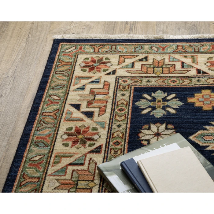 Oriental Weavers LILIHAN 532b Navy/Multi Rug 2'X3'