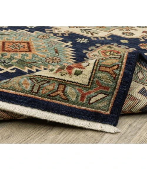 Oriental Weavers LILIHAN 532b Navy/Multi Rug 3' 3X5'