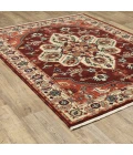 Oriental Weavers Area Rug Lilihan 5502C Red 5' 3" X  7' 6"