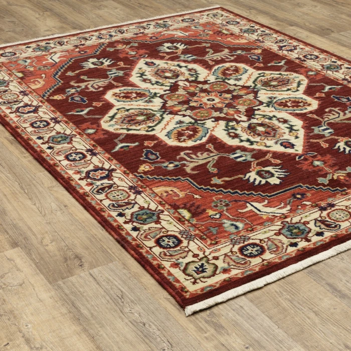 Oriental Weavers Area Rug Lilihan 5502C Red 7'10" X 10'10"