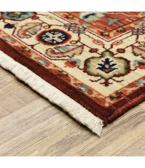Oriental Weavers Area Rug Lilihan 5502C Red 5' 3" X  7' 6"