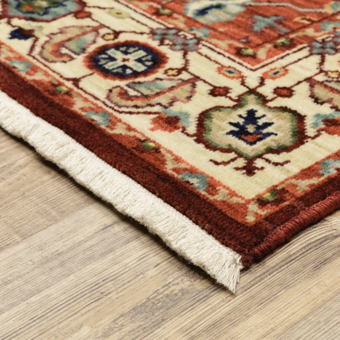 Oriental Weavers Area Rug Lilihan 5502C Red 7'10" X 10'10"