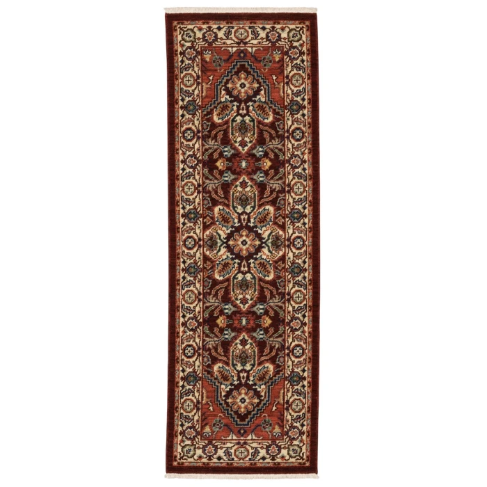 Oriental Weavers Area Rug Lilihan 5502C Red 7'10" X 10'10"