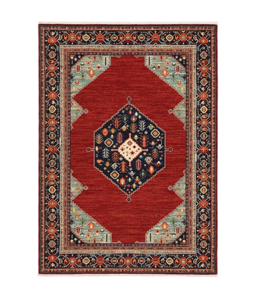 Oriental Weavers Area Rug Lilihan 5503M Red 6' 7" X  9' 6"
