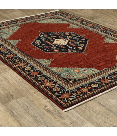 Oriental Weavers Area Rug Lilihan 5503M Red 6' 7" X  9' 6"