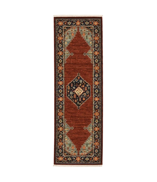 Oriental Weavers Area Rug Lilihan 5503M Red 6' 7" X  9' 6"