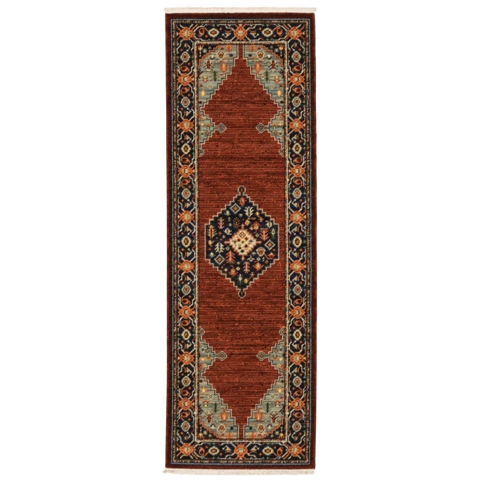 Oriental Weavers Area Rug Lilihan 5503M Red 2' X  6' Runner