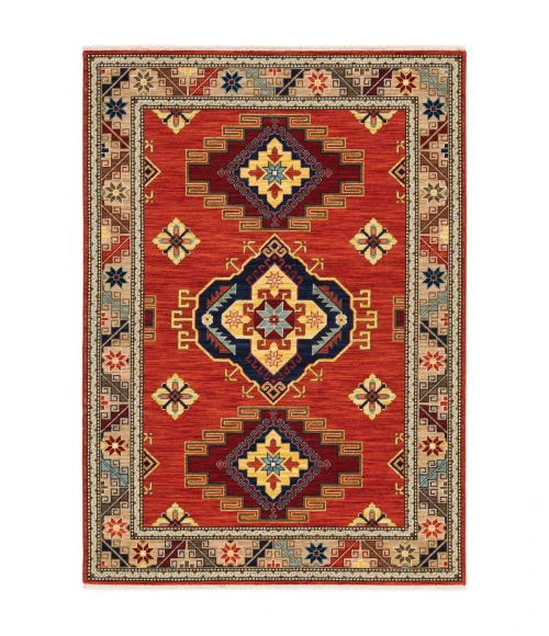 Oriental Weavers Area Rug Lilihan 5504P Red 7'10" X 10'10"
