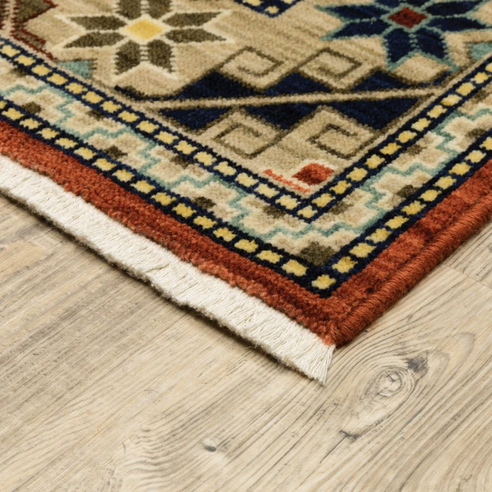 Oriental Weavers Area Rug Lilihan 5504P Red 9'10" X 12'10"