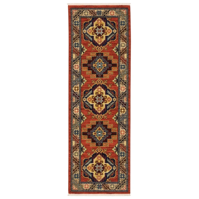 Oriental Weavers Area Rug Lilihan 5504P Red 9'10" X 12'10"