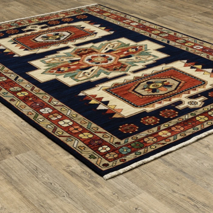 Oriental Weavers Area Rug Lilihan 090B6 Blue 2' X  3'