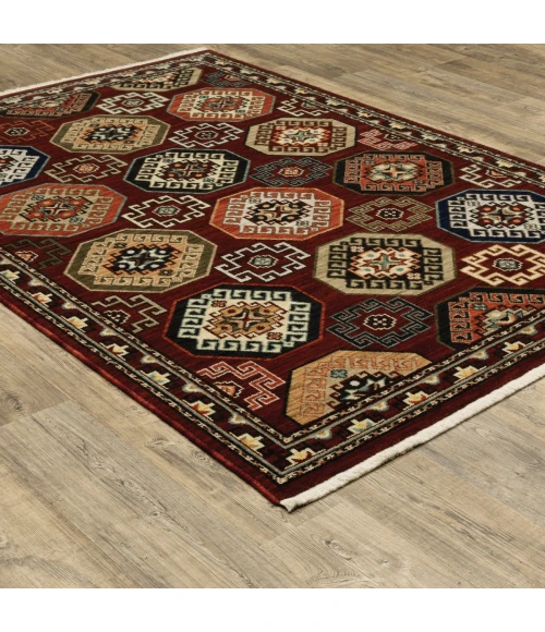 Oriental Weavers Area Rug Lilihan 091R6 Red 2' 6" X 12' Runner