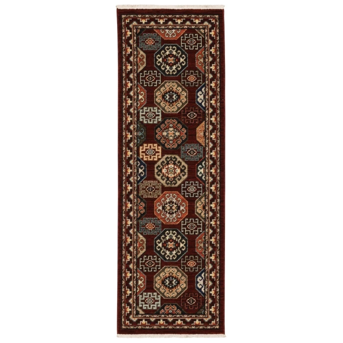 Oriental Weavers Area Rug Lilihan 091R6 Red 7'10" X 10'10"