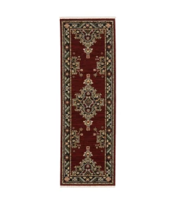 Oriental Weavers Lilihan 092R6 Red/ Black Area Rug 2 ft. X 6 ft. Runner
