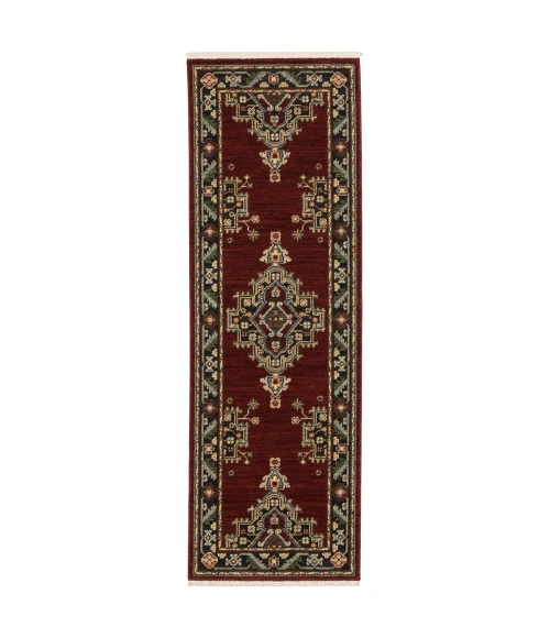 Oriental Weavers Area Rug Lilihan 092R6 Red 5' 3" X  7' 6"