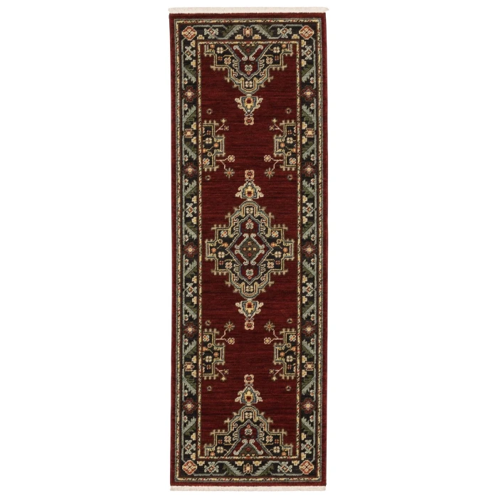 Oriental Weavers Area Rug Lilihan 092R6 Red 7'10" X 10'10"