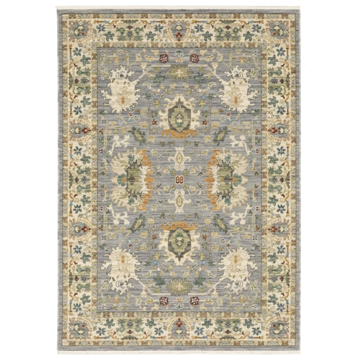 Oriental Weavers Area Rug Lucca 2063L Blue 9'10" X 12'10"