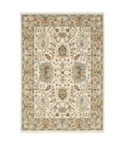 Oriental Weavers Lucca 2063Y Ivory/ Multi Area Rug 2 ft. X 3 ft. Rectangle